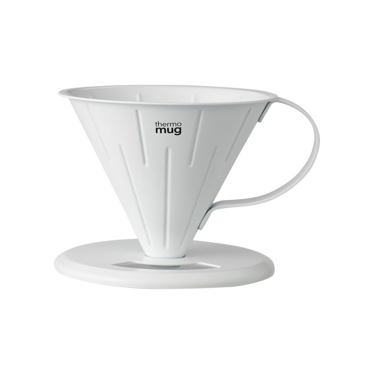 サーモマグ コーヒードリッパー S thermo mug x TSUBAME COFFEE DRIPPER S T-CD21【コーヒー ドリッパー ステンレス 1～2杯用 日本製 燕三条】 ホワイト