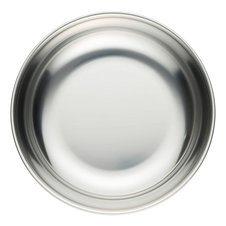 サーモマグ ディーププレート 19cm ステンレス thermo mug x TSUBAME DEEP PLATE T-P22【皿 プレート 深型 丸型 アウトドア 食器 日本製 燕三条】 シルバー