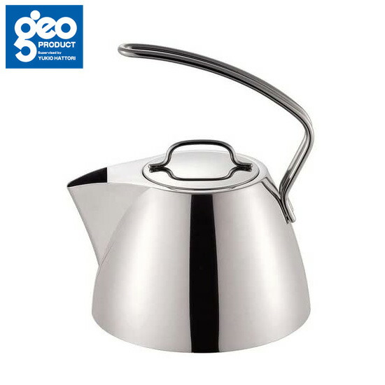 ジオプロダクト ケトル 2.5L ステンレス 宮崎製作所 GEO-25K【IH対応 IH 100V 200V やかん ステンレスケトル 調理器具 キッチン用品 日本製】