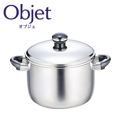 オブジェ,objet,宮崎製作所,miyaco,ステンレス,シチューポット