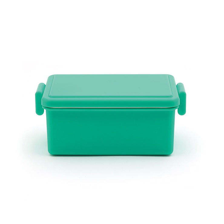 ジェルクール スクエア M 400ml イージークリップ 保冷剤一体型ランチボックス 三好製作所 GEL-COOL square M【弁当箱 保冷ランチボックス 1段 お弁当箱 子供 デザートケース デザート入れ フルーツ入れ フルーツケース】 モヒートグリーン