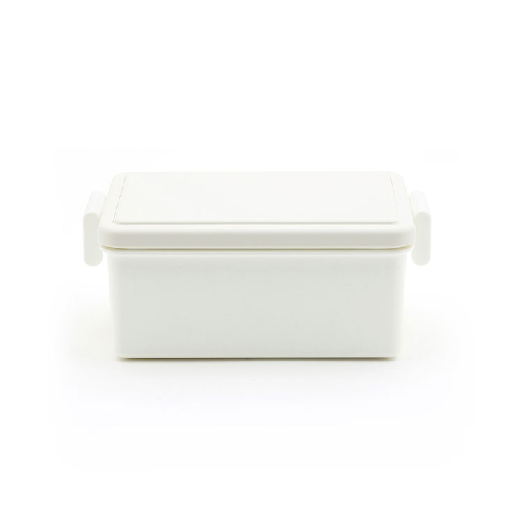 ジェルクール スクエア M 400ml イージークリップ 保冷剤一体型ランチボックス 三好製作所 GEL-COOL square M【弁当箱 保冷ランチボックス 1段 お弁当箱 子供 デザートケース デザート入れ フルーツ入れ フルーツケース】 ミルクホワイト