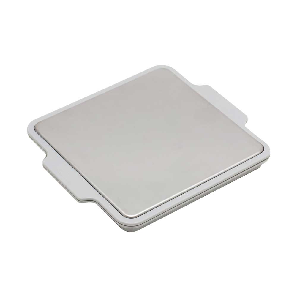 急冷コールドプレート 保冷剤りプレート ステンレス ジェルクール GEL-COOL 三好製作所 RAPID COOLING PLATE【あら熱とり お弁当 離乳食 ご飯 冷却 プレート 保冷 料理 お菓子作り 調理 時短 日本製】 ライトグレー