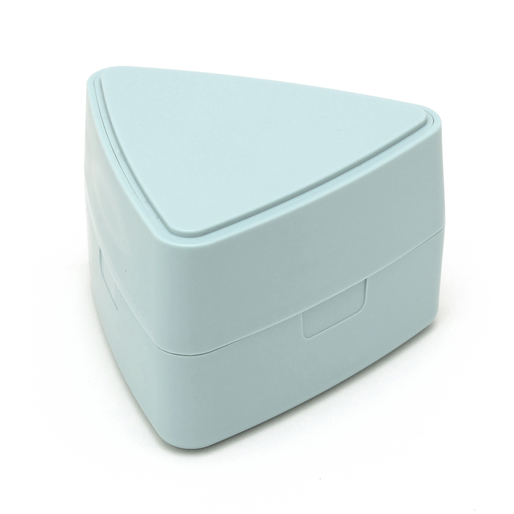 ジェルクール トライアングル おにぎりケース 保冷剤一体型ランチボックス 三好製作所 GEL-COOL triangle【おにぎり ケース 保冷 1個用 弁当箱 おにぎり入れ ランチグッズ 日本製】 リネアブルー