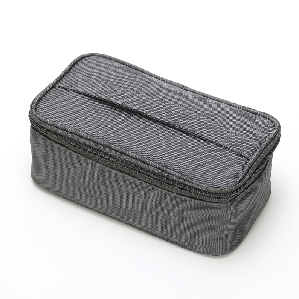 ジェルクール フィット スクエア ケース ドリップパッド付き 三好製作所 GEL-COOL FIT square case【ジェルクール ケース 保冷 ランチグッズ】 ブルーグレー