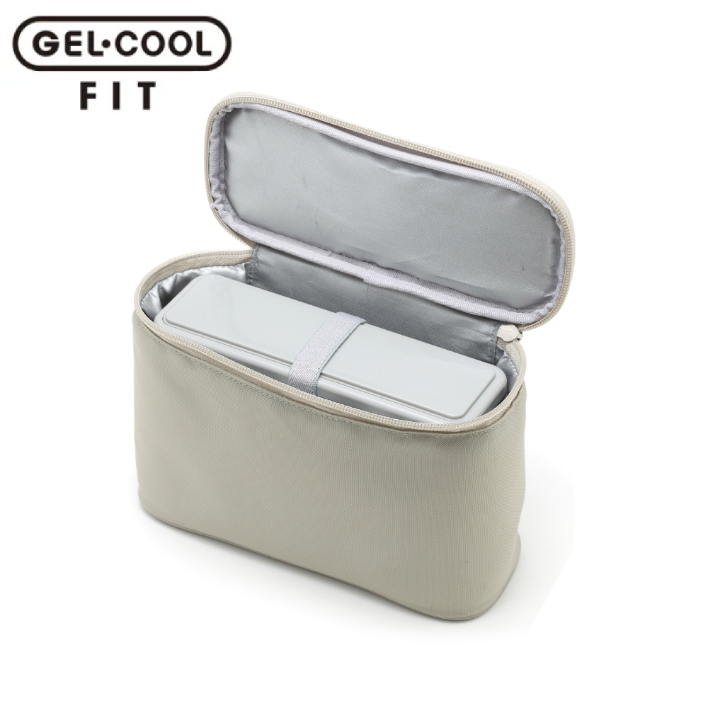 ジェルクール フィット スリム ケース ドリップパッド付き 三好製作所 GEL-COOL FIT slim case【ジェルクール ケース 保冷 ランチバック ランチグッズ】