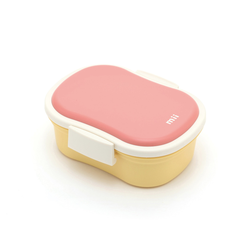 mii キッズ保冷ランチボックス 三好製作所【お弁当箱 弁当箱 1段 子ども 子供 キッズ 保冷剤 幼稚園 保育園 ランチグッズ 日本製】 ピンク