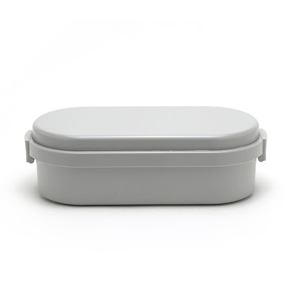 ジェルクール ドーム L 900ml 保冷剤一体型ランチボックス 三好製作所【GEL-COOL ドーム型 弁当箱 お弁当箱 保冷ランチボックス 1段 保冷剤付き 大容量 男子 メンズ 送料込み】 オイスターグレー