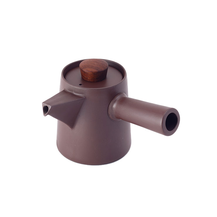 日常茶飯器 ドリップ急須 400ml 萬古焼 紫泥 0100-0019【ドリップポット 2杯 急須 陶器 電子レンジ対応 万古焼 日本製】