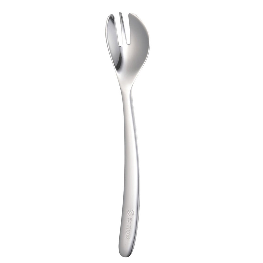 ののじ ベビー キッズカトラリー【幼児用 カトラリー ステンレス 子供用 スプーン フォーク 離乳食 右利き 左利き 食洗機対応 日本製】 カットフォーク（左利き）