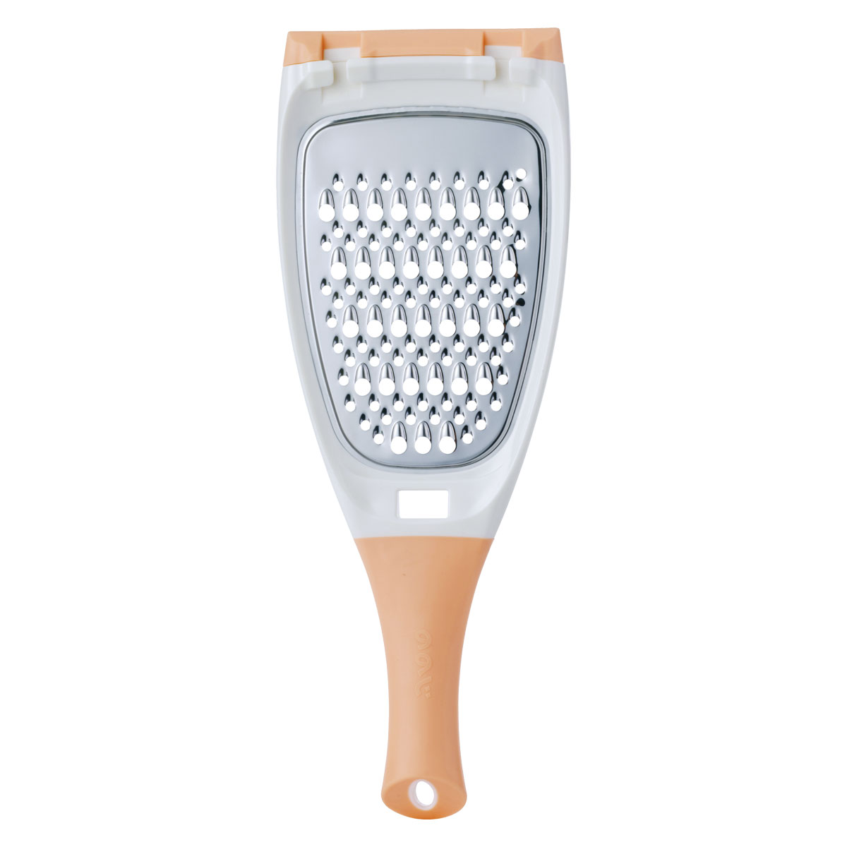 ののじ サラダおろしライト【大根 人参 千切り 細切り おろし器 おろし金 調理ツール 薬味 チーズ にんじん しりしり器 しりしり スライサー】 ペールオレンジ