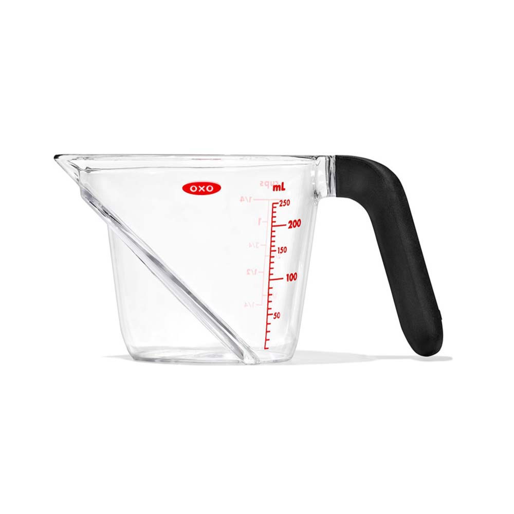 オクソー アングルドメジャーカップ 小 1カップ 250ml OXO 05078090【計量カップ 耐熱 レンジ メジャーカップ 目盛付き 食洗機対応】
