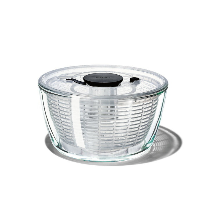 オクソー ガラスサラダスピナー 11262700 OXO【野菜水切り器 サラダ 水切り サラダスピナー ガラス サラダボウル サービングボウル キッチン 調理ツール】