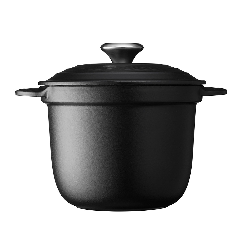 ルクルーゼ ココット・エブリィ 18 LE CREUSE COCOTTE EVERY【両手鍋 鍋 なべ 鋳物鍋 ガス火 IH対応 オーブン 揚げ物 煮物 深型】 マットブラック