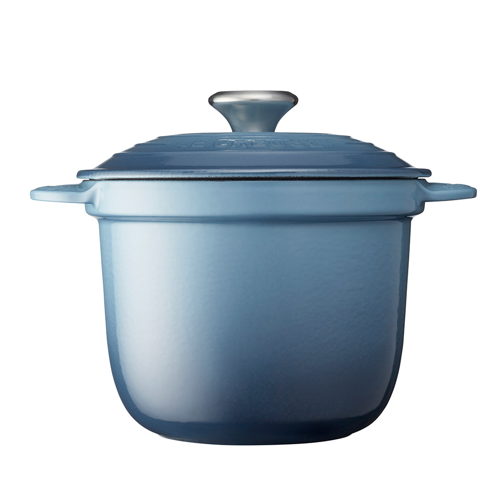ルクルーゼ ココット・エブリィ 18 LE CREUSE COCOTTE EVERY【両手鍋 鍋 なべ 鋳物鍋 ガス火 IH対応 オーブン 揚げ物 煮物 深型】 マリンブルー
