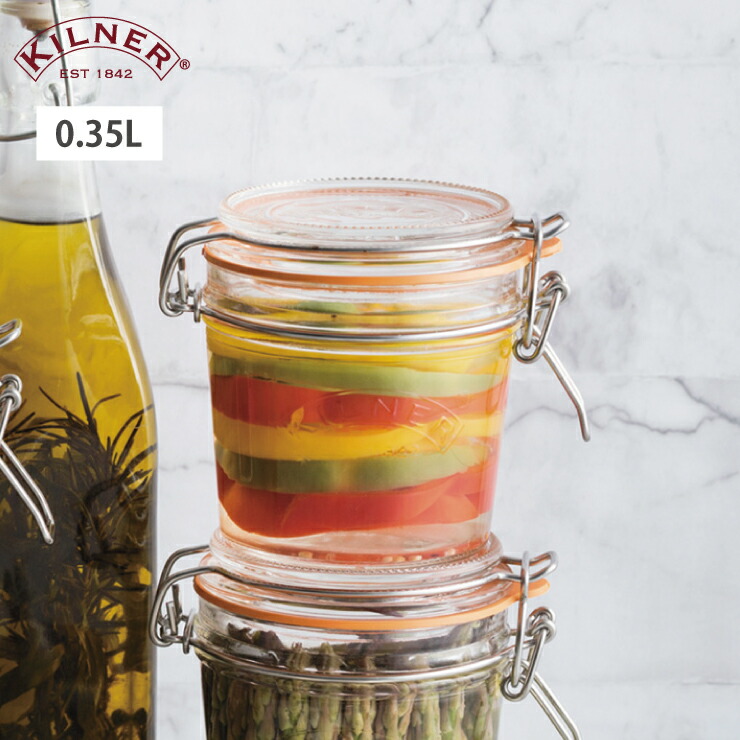 キルナー,ラウンド,クリップトップジャー,0.35L,38-2019-00,KILNER,ROUND CLIPTOP JAR