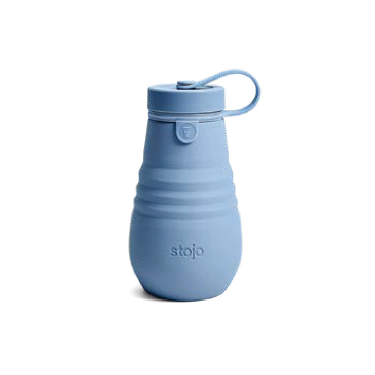 ストージョ ジュニアボトル stojo Jr.BOTTLE 400ml 14oz【蓋付きタンブラー 折り畳みボトル 折りたたみ ボトル】 スティール
