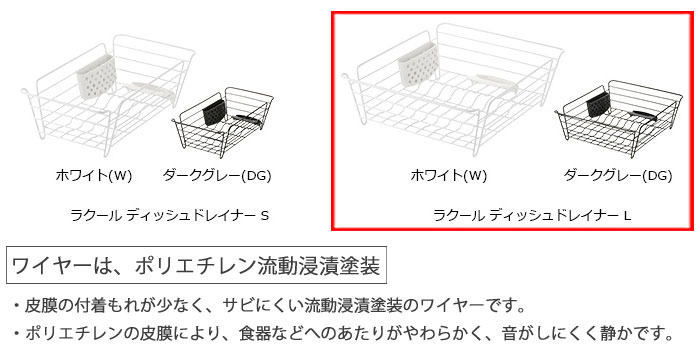 Lacour,ラクール,ディッシュドレイナー L,リッチェル,Richell