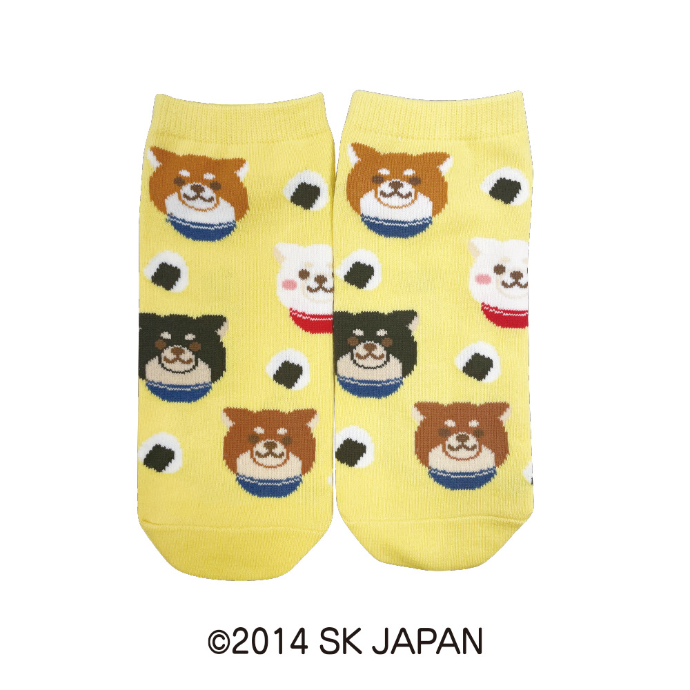 忠犬もちしば アンクルソックス エスケイジャパン【靴下 くつ下 くるぶしソックス スニーカーソックス 22cm～24cm 綿】 ことぶき米店