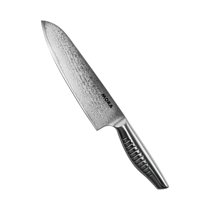 サンクラフト MOKA ダマスカス 三徳包丁 18cm DMK-101【包丁 オールステンレス モカ 日本製】