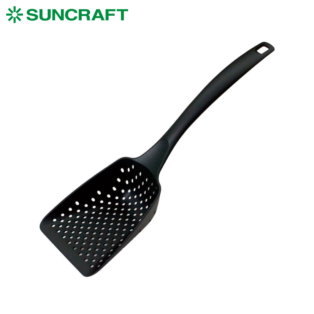 ナイロンスコップストレーナー GF-15B サンクラフト グラスファイバー入りナイロンツール【揚げ物 油切り 湯切り 天ぷら鍋 ざる ストレーナー 手付き ナイロン 調理ツール 食洗機対応 日本製 Stylish kitchen tool】