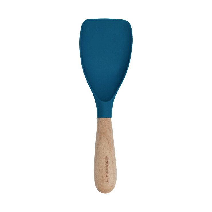 サンクラフト シリコーン取り分けスプーン WW-213/WW-214/WW-216【サービングスプーン ヘラ シリコン 取り分け スプーン ゴムベラ 調理ツール】 ブルー