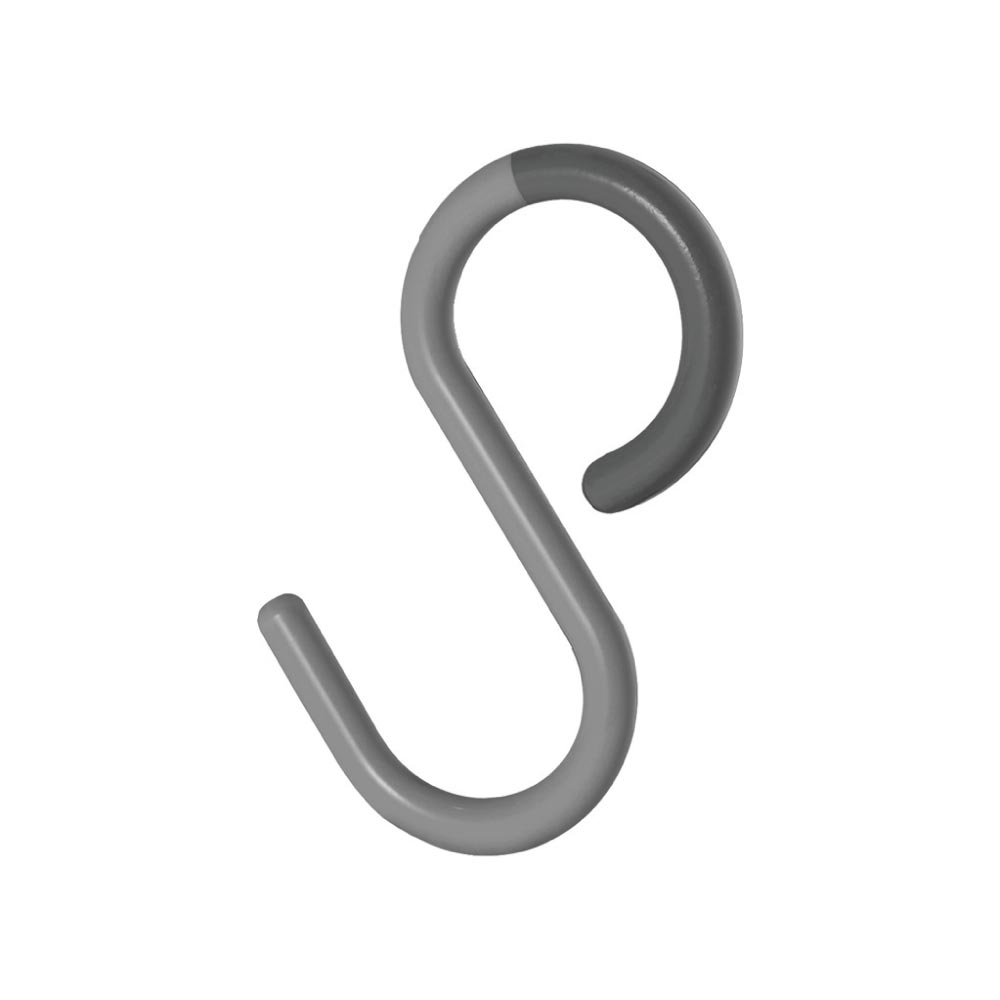 ティディ エスフック 3個入 tidy S Hook アッシュコンセプト テラモト【S字フック 小物収納 吊り下げ収納 物干し 小物掛け フック キッチン 台所 浴室 バスルーム 収納 外れにくい】 ウォームグレー