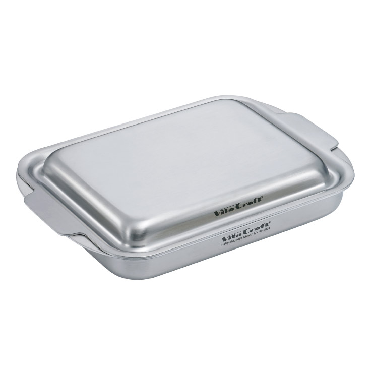 ビタクラフト グリルイングリル IH対応 Vita Craft NO.3901【グリルパン グリルトレー 魚焼きグリル オーブン調理 魚焼きグリルプレート 両手鍋 角型 深型 浅型 角鍋】