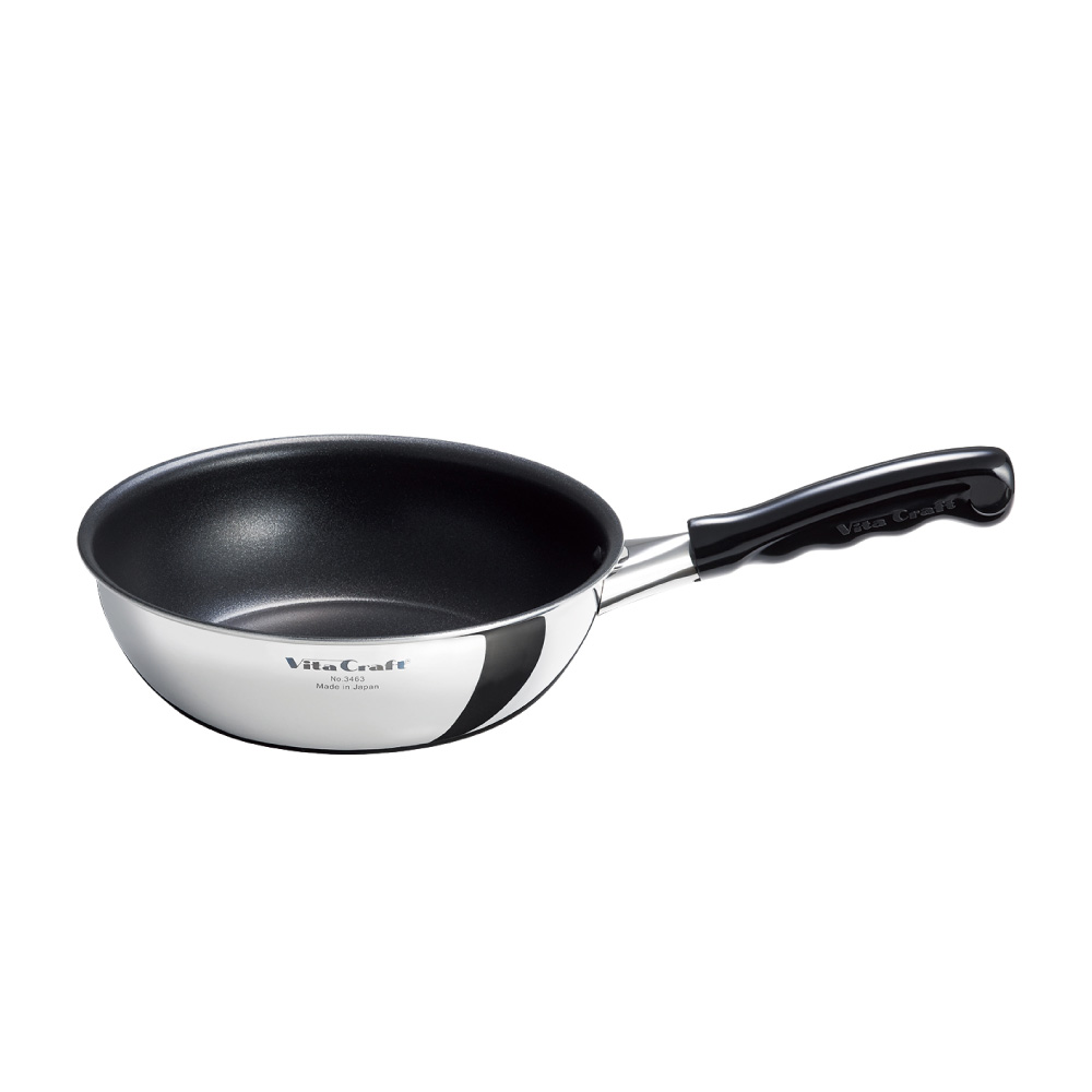 ビタクラフト カーペンター ウォックパン 20cm ガス IH対応 NO.3463 Vita Craft【軽量 ステンレス アルミ 全面2層構造 PFOAフリー 日本製】