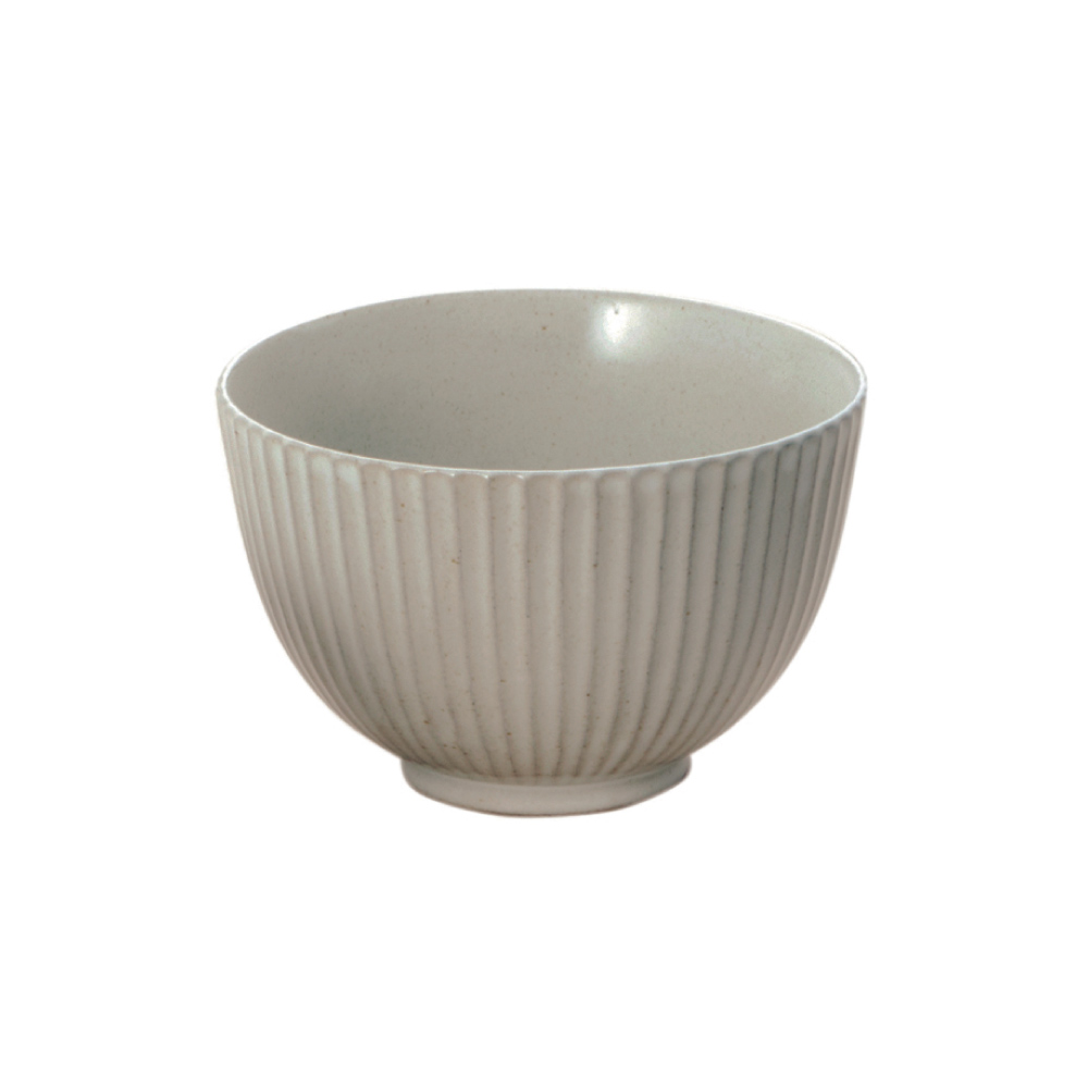 しのぎ つけ麺碗 波佐見焼 藍花【汁椀 お椀 丼 どんぶり食器 和食器 日本製】 灰釉