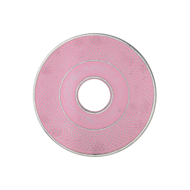 岩鋳 釜敷 丸アラレ 小 10cm カラー 藍花 南部鉄器【鍋敷き ポットスタンド 鋳鉄 南部鉄 日本製】 ピンク