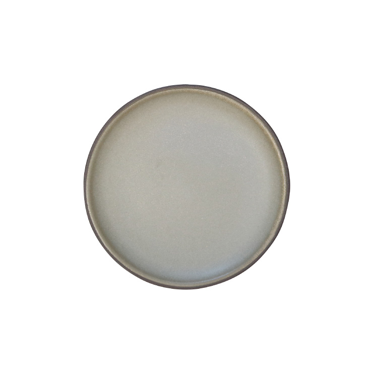 波佐見焼 窯変 リム 取皿 藍花【取り分け 皿 プレート お皿 食器 和食器 日本製】 よもぎ