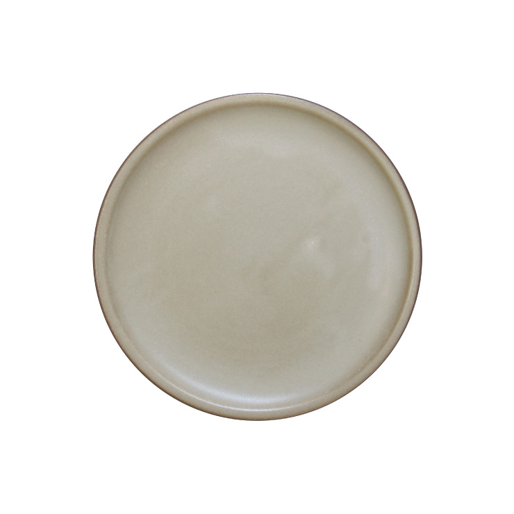 波佐見焼 窯変 リム 大皿 21cm 藍花【大皿 プレート お皿 食器 和食器 日本製】 よもぎ