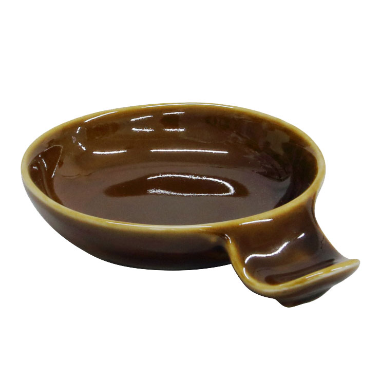 波佐見焼 箸置き小皿 藍花【小皿 箸置き 和食器 日本製】 あめ釉