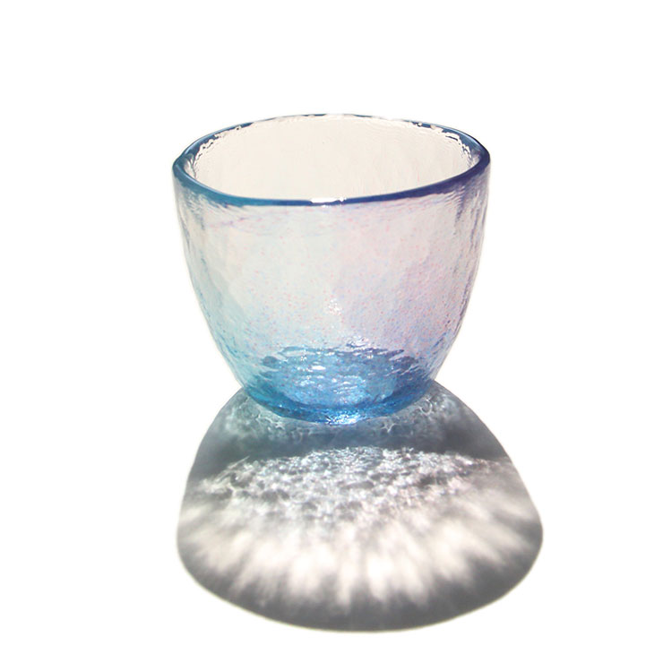 空のいろどり グラス 165ml 江戸硝子 藍花【タンブラー ガラス コップ 食器 日本製】 朝焼け