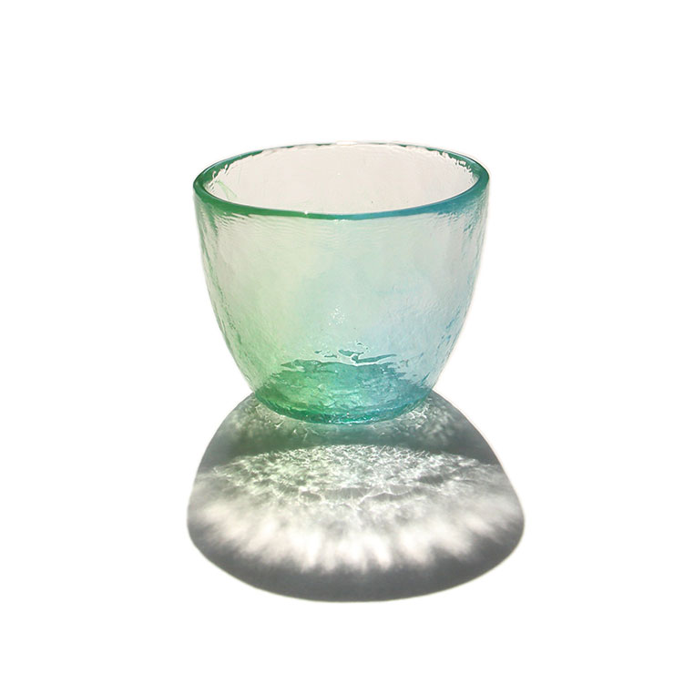 空のいろどり グラス 165ml 江戸硝子 藍花【タンブラー ガラス コップ 食器 日本製】 蒼天