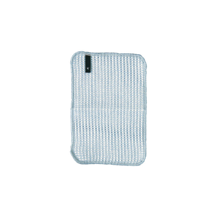 無限に抗菌するスポンジ knit kobo.h 原田織物【スポンジ ニット 食器洗い キッチン 食器用スポンジ ミューファン 速乾 抗菌 防臭 銀イオン 漂白可 洗える 台所スポンジ 水切れ 日本製】ブルー