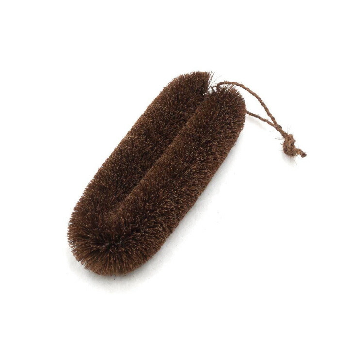 高田耕造商店 しゅろのやさしいたわし 細め 大【棕櫚 たわし 食器洗い フライパン テフロン 調理器具 洗い 日本製】