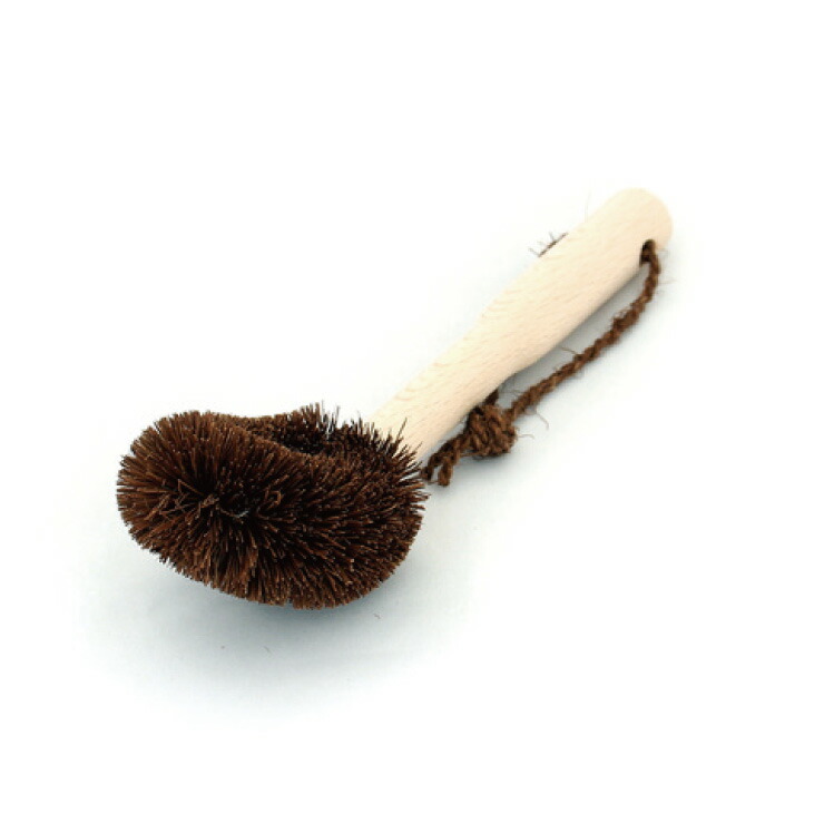 高田耕造商店 しゅろのごしごしたわし 土鍋用 柄付き【棕櫚 たわし ハンドル付き フライパン洗い 土鍋洗い 日本製】