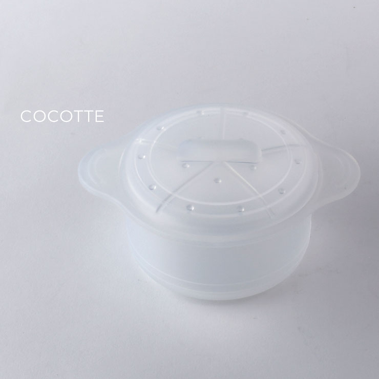 シリコーンスチーマー,ココット,クリア,60060