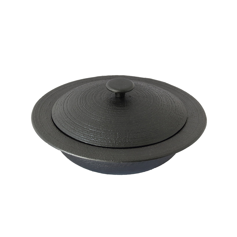 山形鋳物 ワズク 蓋鍋 S 直火 IH対応 菊地保寿堂 WAZUQU【鋳鉄 浅型鍋 両手鍋 すき焼き鍋 フタ付き 日本製】