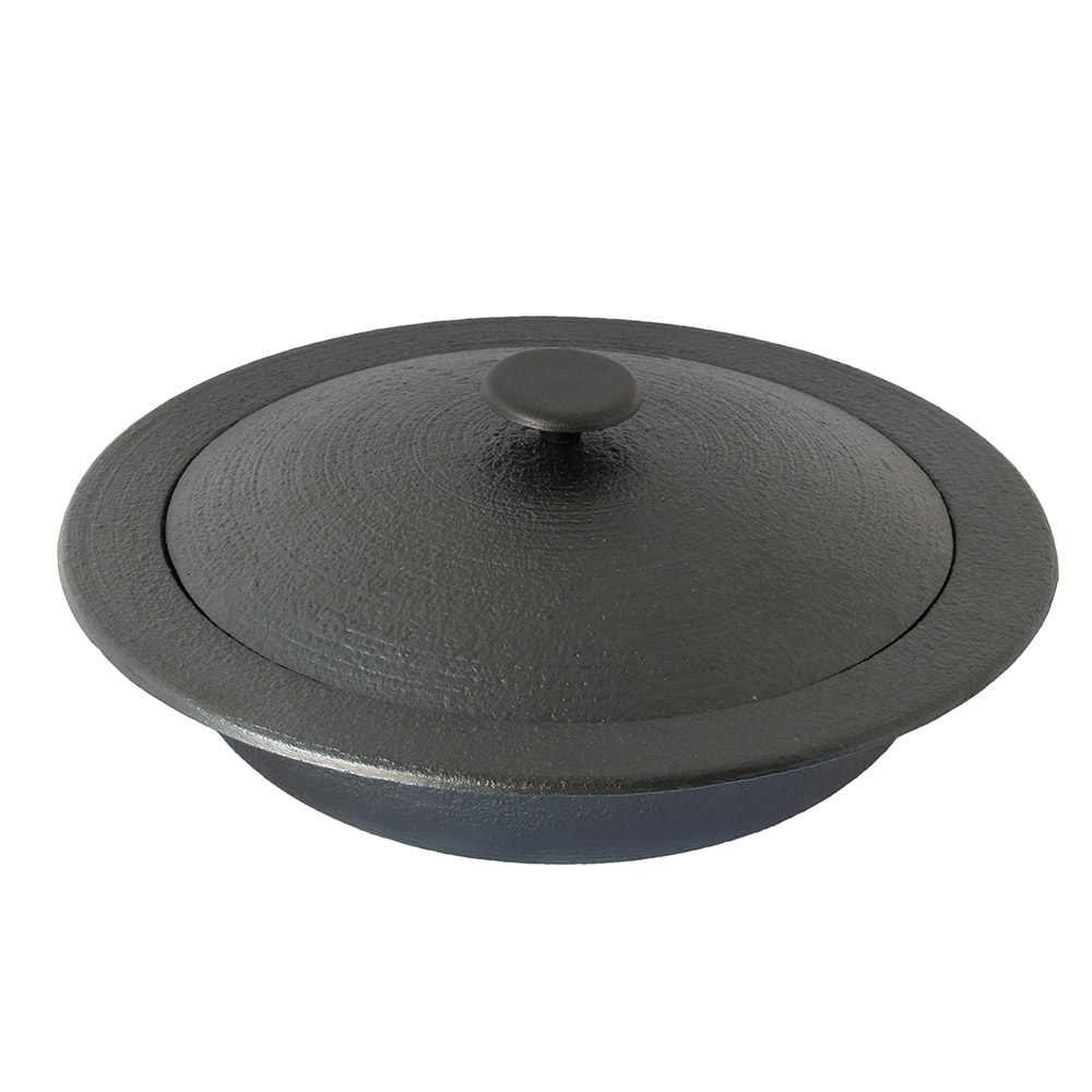 山形鋳物 ワズク 蓋鍋 M 直火 IH対応 菊地保寿堂 WAZUQU【鋳鉄 浅型鍋 両手鍋 すき焼き鍋 フタ付き 日本製】