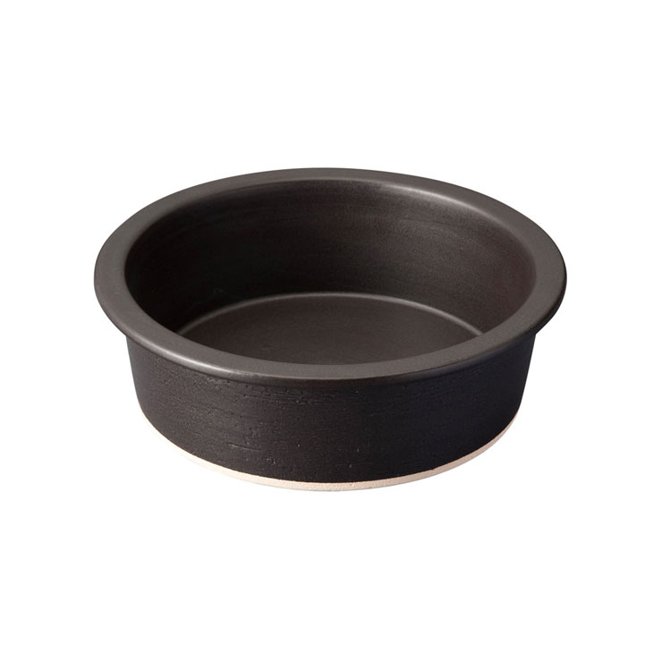 ハングアウト グリルパン 中 26cm 2000ml 土鍋 信楽焼 Hangout Grillpan Hg-8M【グリル 直火 陶器 鍋 食器 オーブン調理 日本製 信楽】 ブラック