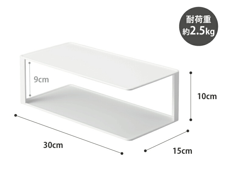 2本の支柱なので横や前からサッとお皿がとれる構造