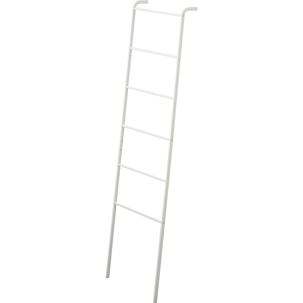 フレーム ラダーハンガー 3963 3964 山崎実業 frame【立てかけ ハンガー ラック 壁 コートハンガー 衣類 小物 収納 スリム コンパクト シンプル】 ホワイト