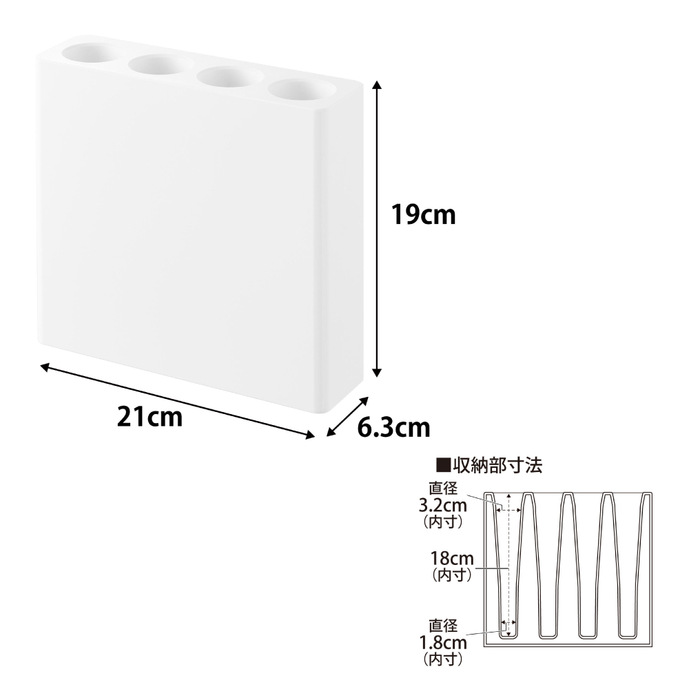 傘をしっかりホールドするのでドア開閉時にも安定します