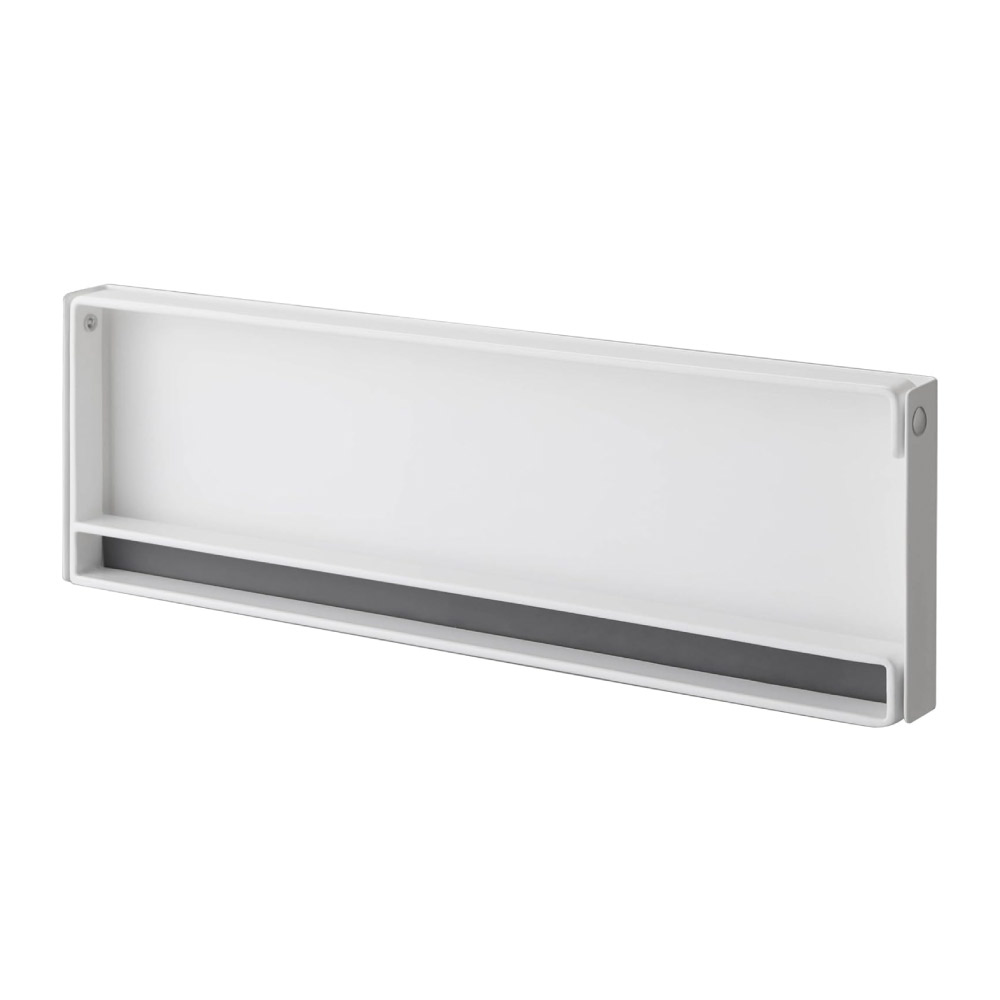 山崎実業 プレート 片手でカットマグネットキッチンペーパーホルダー 4943 Plate【冷蔵庫 磁石 シリコンストッパー 大判対応 海外ロール対応 省スペース】