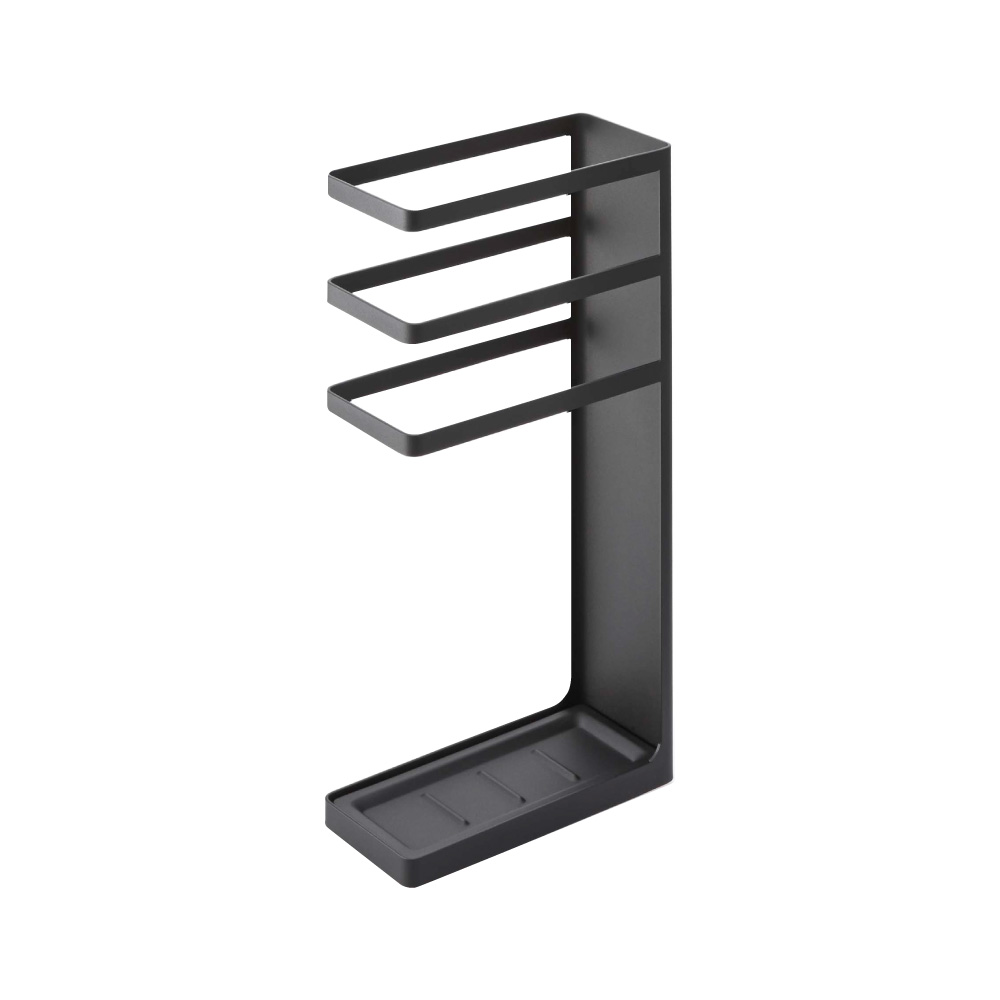 山崎実業 レイヤー 傘立て スリム 7932 7933 yamazaki layer【傘 アンブレラスタンド 6本用 収納 傘立て スリム 省スペース 玄関収納】 ブラック