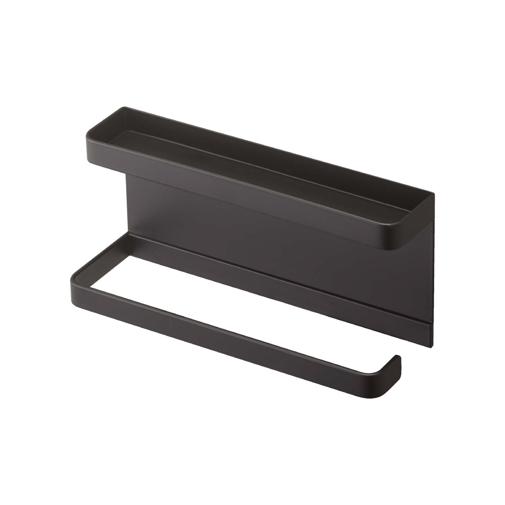 山崎実業 スマート トレー付きマグネット アンブレラホルダー 5041 5042 yamazaki smart【傘 ホルダー 折りたたみ傘 収納 引っ掛け 傘立て ドア収納 玄関収納 小物置き】 ブラック