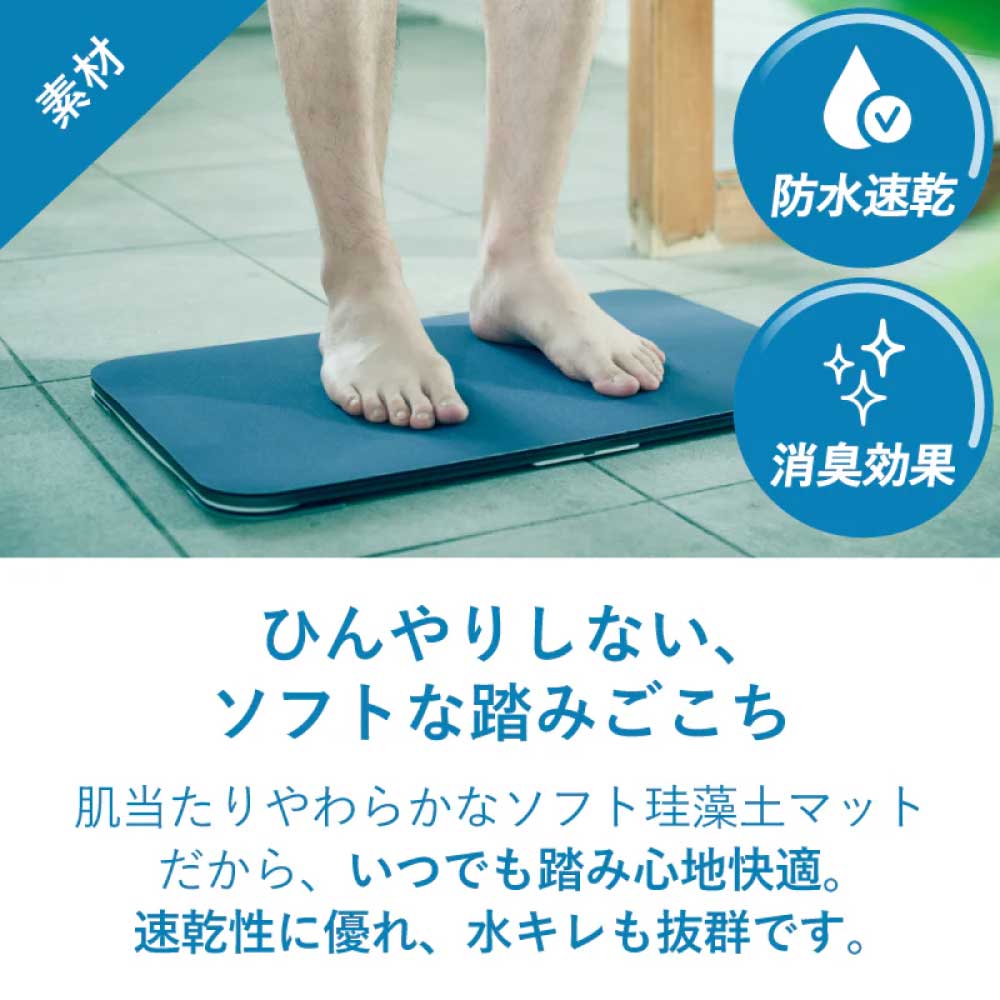 冬でもひんやりしにくく使いやすいソフトマット